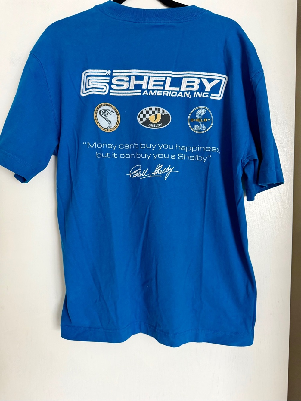 Shelby & Palmer Royal Blue Shelby Logo Back Graphic Tee